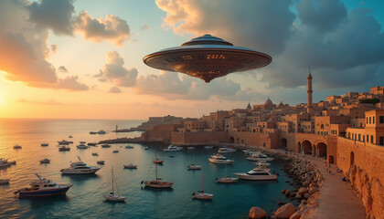 Fototapeta premium A.I.-Generated Art of 