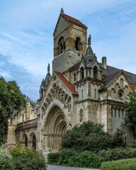 Detailed view of the Jak Chapel located in Vajdahunyad Castle, Budapest, Hungary © Wirestock