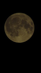 Obraz premium Full Moon Against Dark Night Sky