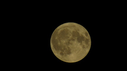 Fototapeta premium Full Moon Against Dark Night Sky