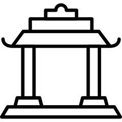 Temple Gate Icon