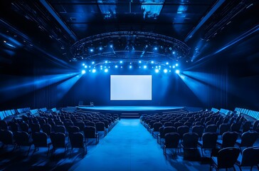 Naklejka premium stage with spotlight