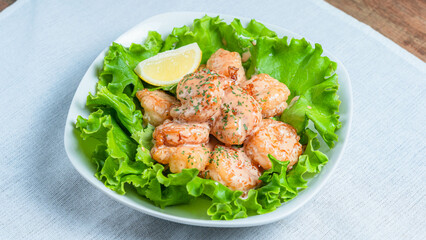 海老のマヨネーズ和え