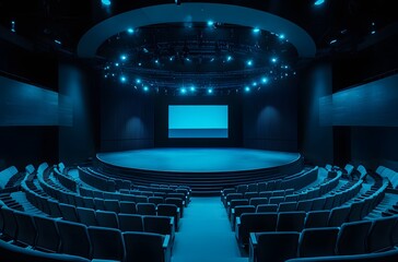 Naklejka premium stage with spotlight