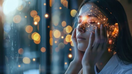 EMDR techniques during ketamine therapy help patients heal past traumas effectively. Concept PTSD treatment, EMDR therapy, Ketamine therapy, Trauma healing, Mental health S