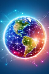 Abstract network technology background with dots and lines on a white canvas, representing AI systems, digital connectivity, and data flow in a clean, modern, and minimalist design