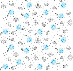 Flower Design pattern For fabric , Background, Texture.