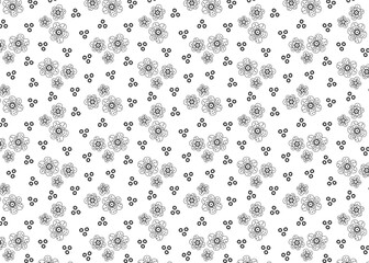 Flower Design pattern For fabric , Background, Texture.