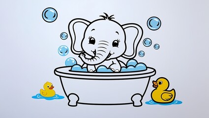 Naklejka premium Introduce young children to the wonders of the animal kingdom with our 