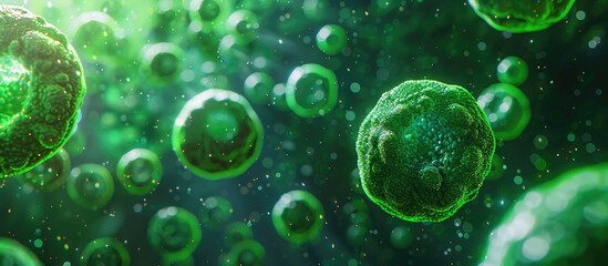 The Unseen Wonders of the Microscopic World Captivating abstract and futuristic imagery showcasing the intricate complex