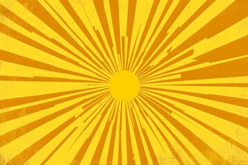 Fototapeta premium hyper realistic yellow sunburst rays sunbeam background