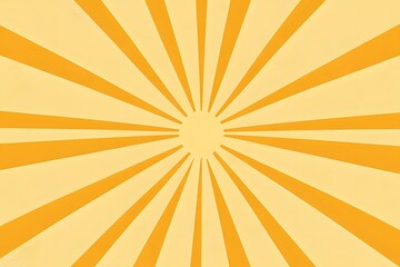 Fototapeta premium hyper realistic yellow sunburst rays sunbeam background