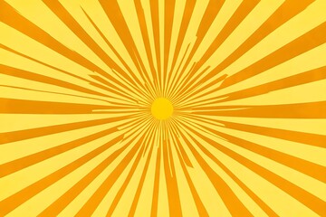 Fototapeta premium hyper realistic yellow sunburst rays sunbeam background
