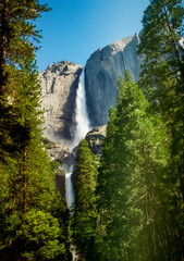 Film photos of the views in Yosemite National Park.