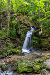 Hajsky waterfall, National Park Slovak Paradise, Slovakia