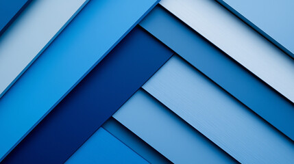 Obraz premium A series of parallel, slanted lines in varying shades of blue. These lines are positioned diagonally, creating a dynamic and modern aesthetic.