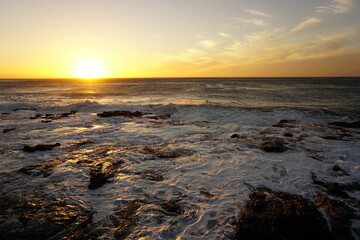 Coucher de soleil sur l’ocean