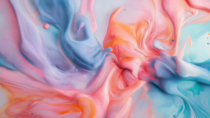 Fluid Abstract Patterns with Vibrant Colors