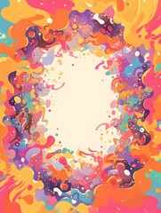 Abstract Colorful Background with Space for Text