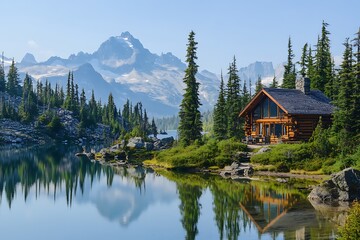 lake in the mountains