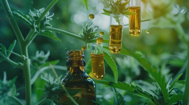 chemical fluids in terpene plants