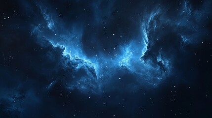 Obraz premium A cosmic background with stars and nebulae