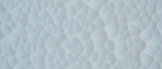 Fototapeta premium A close up of a white and grey rock formation, 3d render