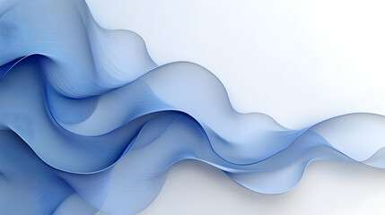 A smooth, flowing design in various shades of blue, evoking calmness and fluidity.