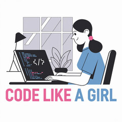 Naklejka premium Tech and coding designs with humor and motivational quotes for developers