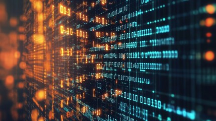 A hacker code being blocked by advanced encryption protocols