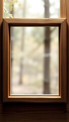 Wooden frame with three vertical planks.