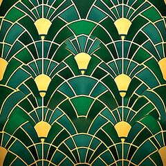 Colorful floral seamless pattern vector illustration for wallpaper design ,tile pattern , Generated By Ai