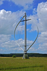 Windturbine mit Darrieus-Rotor;  Vertikalachser Typ Darrieus;