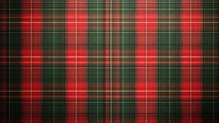 Traditional red and green tartan pattern suitable for festive occasions