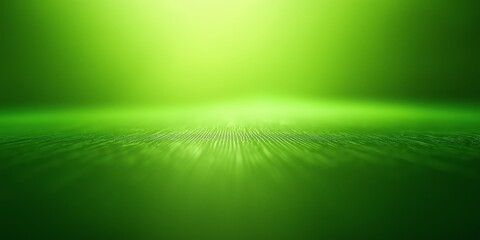An abstract green surface with a glowing bright center, featuring a modern artistic design with a futuristic feel.