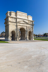 Fototapeta premium Roman triumphal arch, Orange, UNESCO world heritage, Provence, France