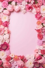 rose petal frame