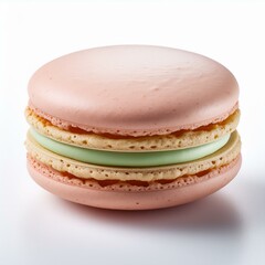 macarons isolated on white background