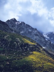 Fototapeta premium Part of the Monte Rosa mountain range in Italy