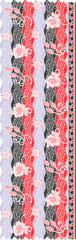 Flower Wave Design Pattern For background, Texture, Fabric .