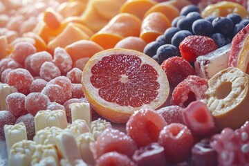 Close-up of various fruits