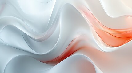 White background with abstract, fluid shapes in light colors