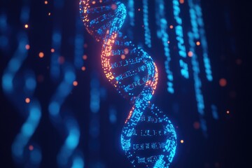 Obraz premium Double Strand DNA