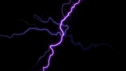 Electric blue sparkling lightning effect background.