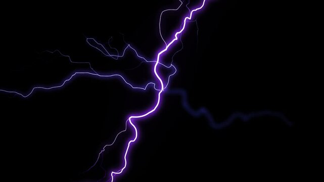 Electric blue sparkling lightning effect background.
