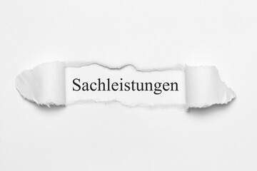 Sachleistungen	