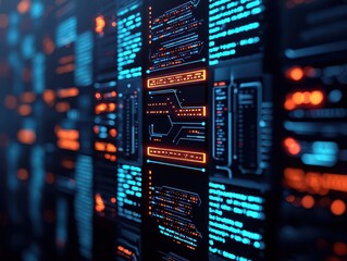 Holographic firewall system filtering out dangerous data packets in real-time, firewall, network defense