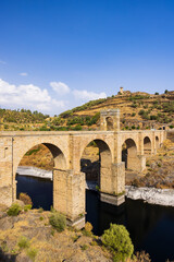 Fototapeta premium Alcantara bridge (Puente de Alcantara) Roman bridge, Alcantara, Extremadura, Spain