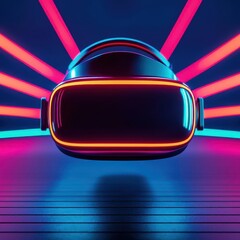 Virtual reality interface with a giant firewall guarding sensitive information, futuristic style, cybersecurity, virtual protection