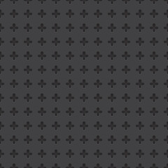 A seamless geometric pattern in dark tones, suitable for backgrounds or textile designs.